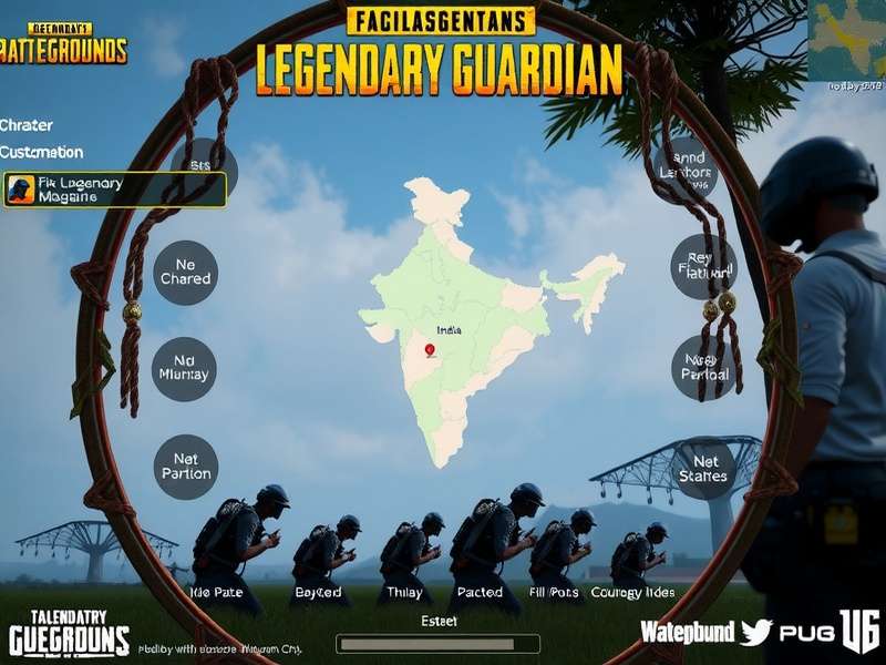 PUBG Legendary Guardian character customization options